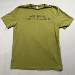 Lane Seven Mother of Furry Dragons Graphic T-Shirt Combed Cotton L